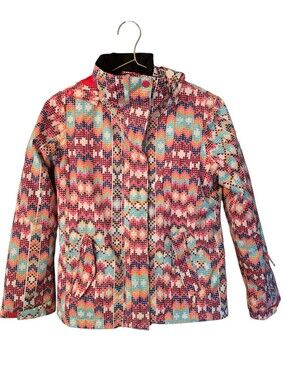 ROXY Girls Dryflight Colorful Ski Jacket - 12/L.             S10